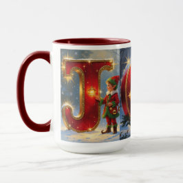 Taza JOY Christmas Mug – 15 oz Festive Mug