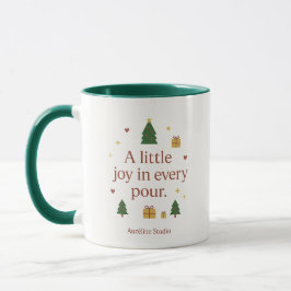 Taza Joy in a Cup | Minimalist Christmas Mug