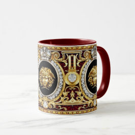 Taza Joyas de Medusa Dorada -