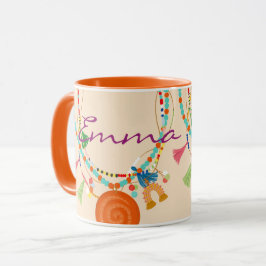 Taza Joyería de Boho disfrazarse de tazón personal esti
