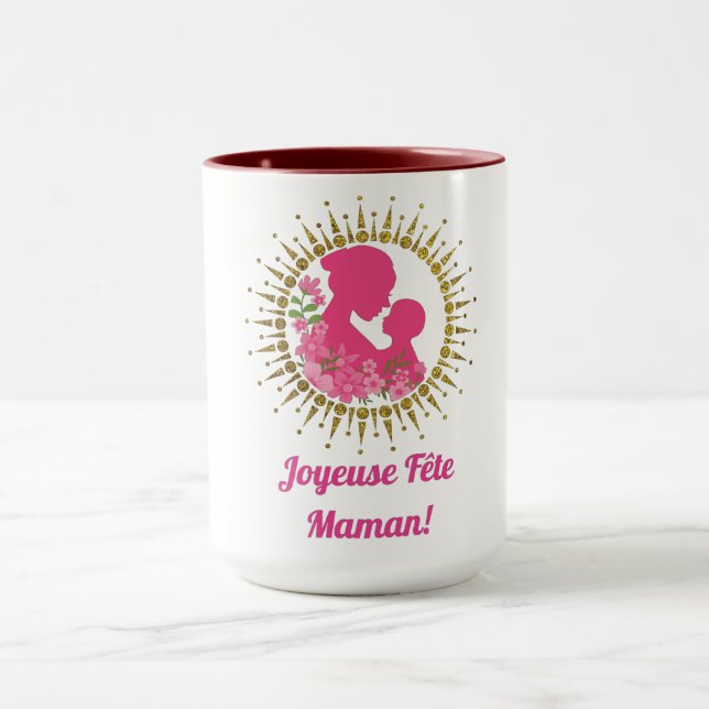 Taza Joyeuse Fête Maman  (Centro)