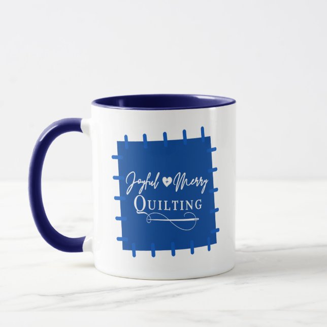 Taza Joyful and Merry Quilter Mug (Izquierda)