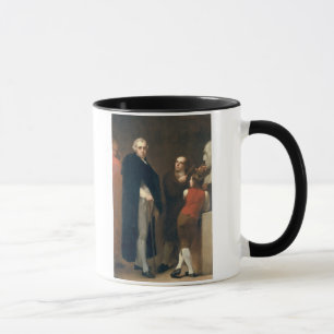 Taza Juan Flaxman (1755-1826) que modela su busto de la