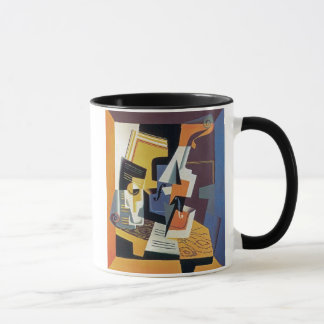 Taza Juan Gris - Violín y vaso - Arte abstracto