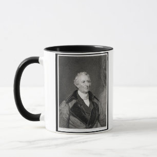 Taza Juan Trumbull (1756-1843) grabado por Asher Brown