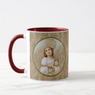 Taza Juana de Arco Quemando (BF 01) Café 2