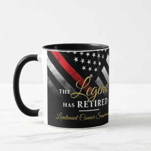 Taza Jubilación de Bombero Departamento de Bomberos Bom