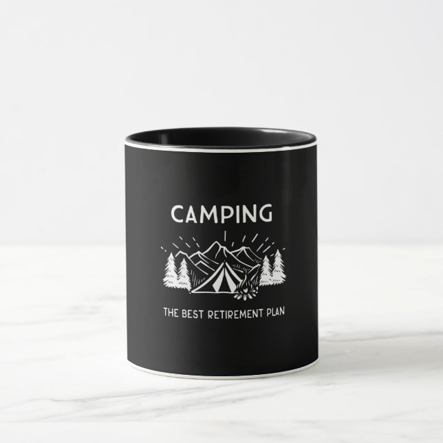 Taza Jubilación de camping (Centro)