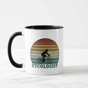 Taza Jubilación Divertida en Ciclismo - Cicologista Vin