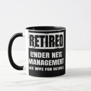 Taza Jubilación divertida para papá o esposo en el Día