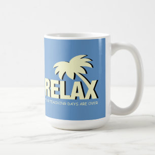 Taza jubilada del profesor con cita divertida
