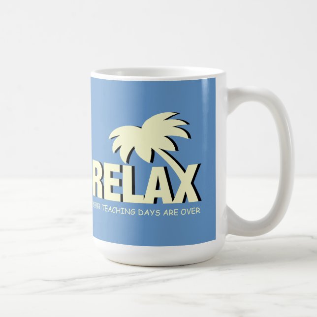 Taza jubilada del profesor con cita divertida (Derecha)
