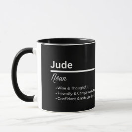 Taza Jude Boy Name Definition Personalized Mug