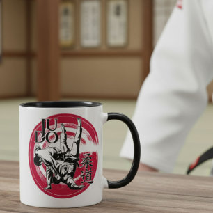 Taza Judo Kanji y Lanzamiento del Sol Naciente - Artes