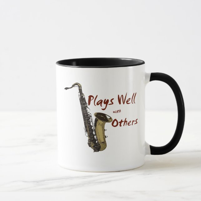 Taza Juega bien al saxofón (Derecha)