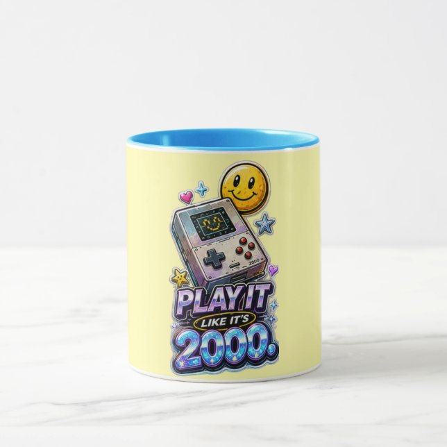 Taza Juega Como Si Fuera 2000 (Centro)