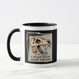 Taza "Juego con las cosas muertas" Paleontología Fossil