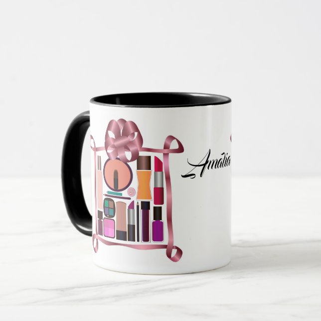 Taza Juego de cosméticos (Anverso izquierdo)