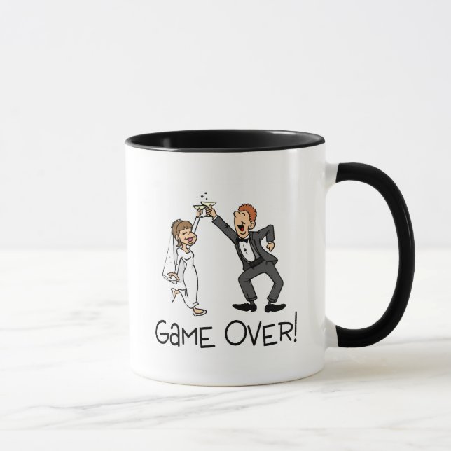 Taza Juego de novia y del novio encima (Derecha)