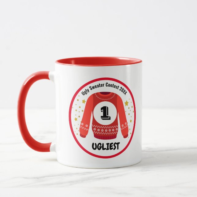 Taza Juego de suéter feo (Izquierda)