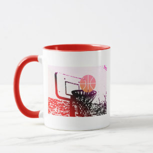 Taza Juego del coche de la red del baloncesto de la