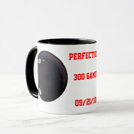 Taza Juego Perfecto Puntuación Bowling 300,