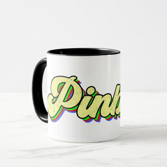 Taza Juego Pinball Retro (Anverso izquierdo)