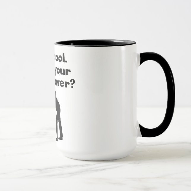 Taza Juego superpoder de la piscina (Derecha)