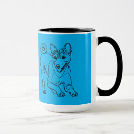 Taza Jugador Basenji Vighthound