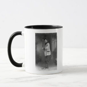 Taza Jugador de béisbol que celebra el palo