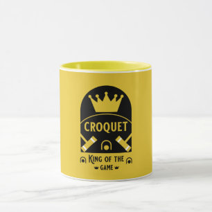 Taza jugador de croquet más divertido
