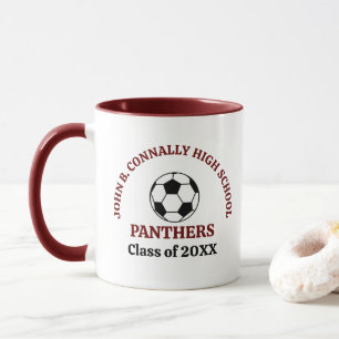 Taza Jugador de Fútbol Marrón Personalizado Equipo