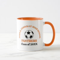 Jugador de Fútbol Personalizado Equipo Naranja