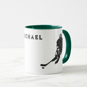 Taza Jugador de hockey personalizado