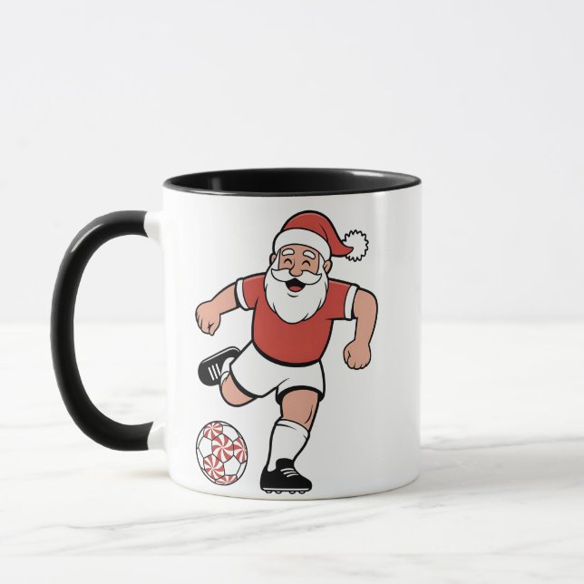 Taza Jugador de Navidades de fútbol de Santa Sede (Izquierda)