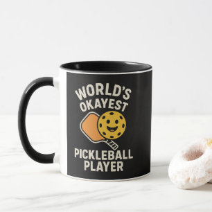 Taza Jugador de Pickleball Más o Menos del Mundo