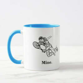 Taza Jugador de tenis Astronauta Spaceman
