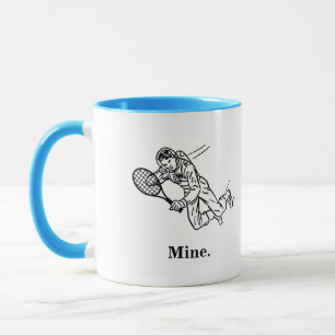 Taza Jugador de tenis Astronauta Spaceman