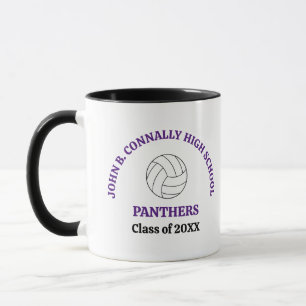 Taza Jugadora de Voleibol de Escuela Secundaria Persona
