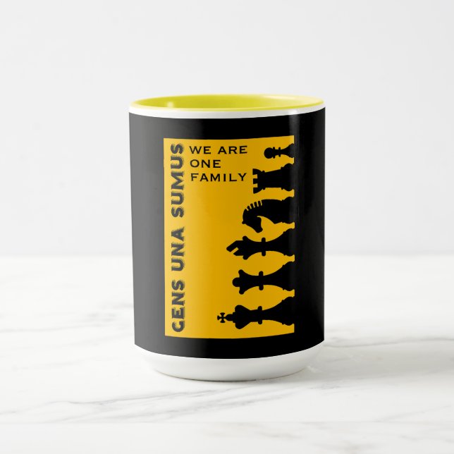 Taza Jugadores De Ajedrez Competitivos (Centro)