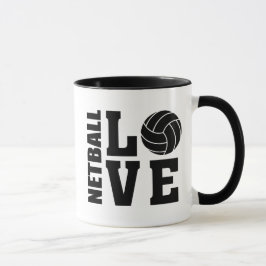Taza Jugadores de Netball Me Encanta Netball Mug