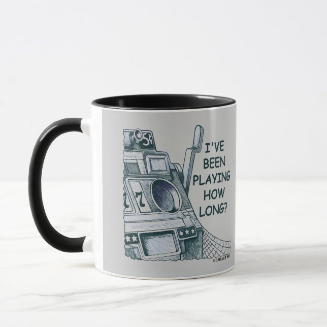 Taza Jugando las ranuras largas (Izquierda)