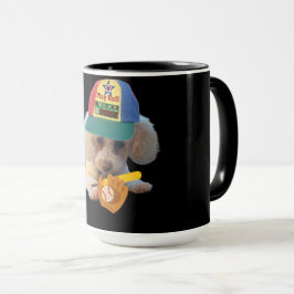 Taza Jugar a Ball Poodle Combo Café Mug