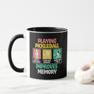 Taza Jugar Pickleball Mejora la Memoria