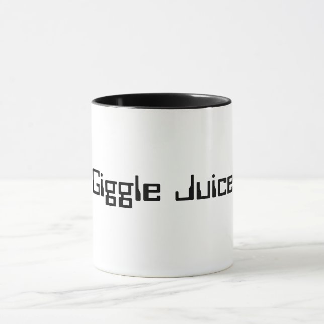 Taza jugo de risitas Alcohol palabra de moda comillas c (Centro)