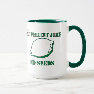 Taza Jugo ningunas semillas