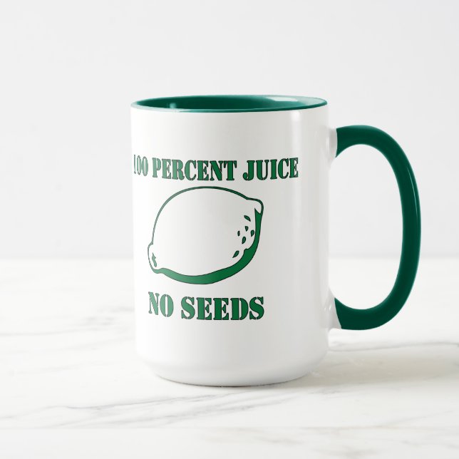 Taza Jugo ningunas semillas (Derecha)