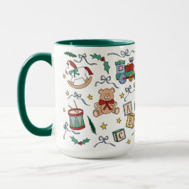 Taza Juguetes nostálgicos de los Navidades clásicos de 