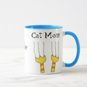 Taza Juguetón divertido de la mamá del gato de los