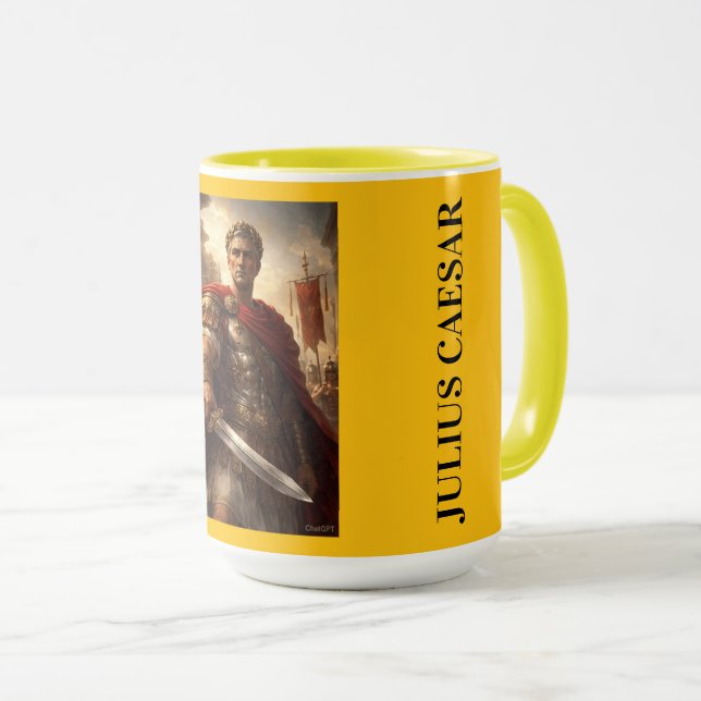 Taza Julius Caesar imperial history  (Anverso derecho)